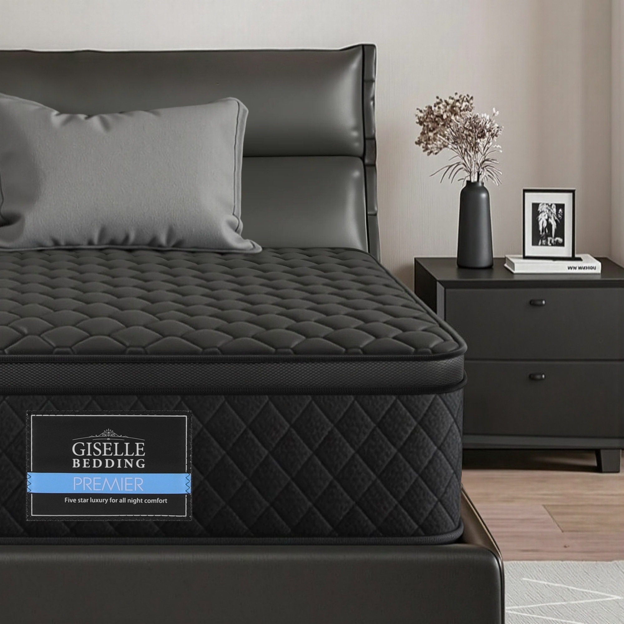 Mattress 34cm 5 - Zone Pocket Spring Egg - crate Memory Foam King Single - Furniture > Mattresses > King Single Mattress - Rivercity House & Home Co. (ABN 18 642 972 209) - Affordable Modern Furniture Australia