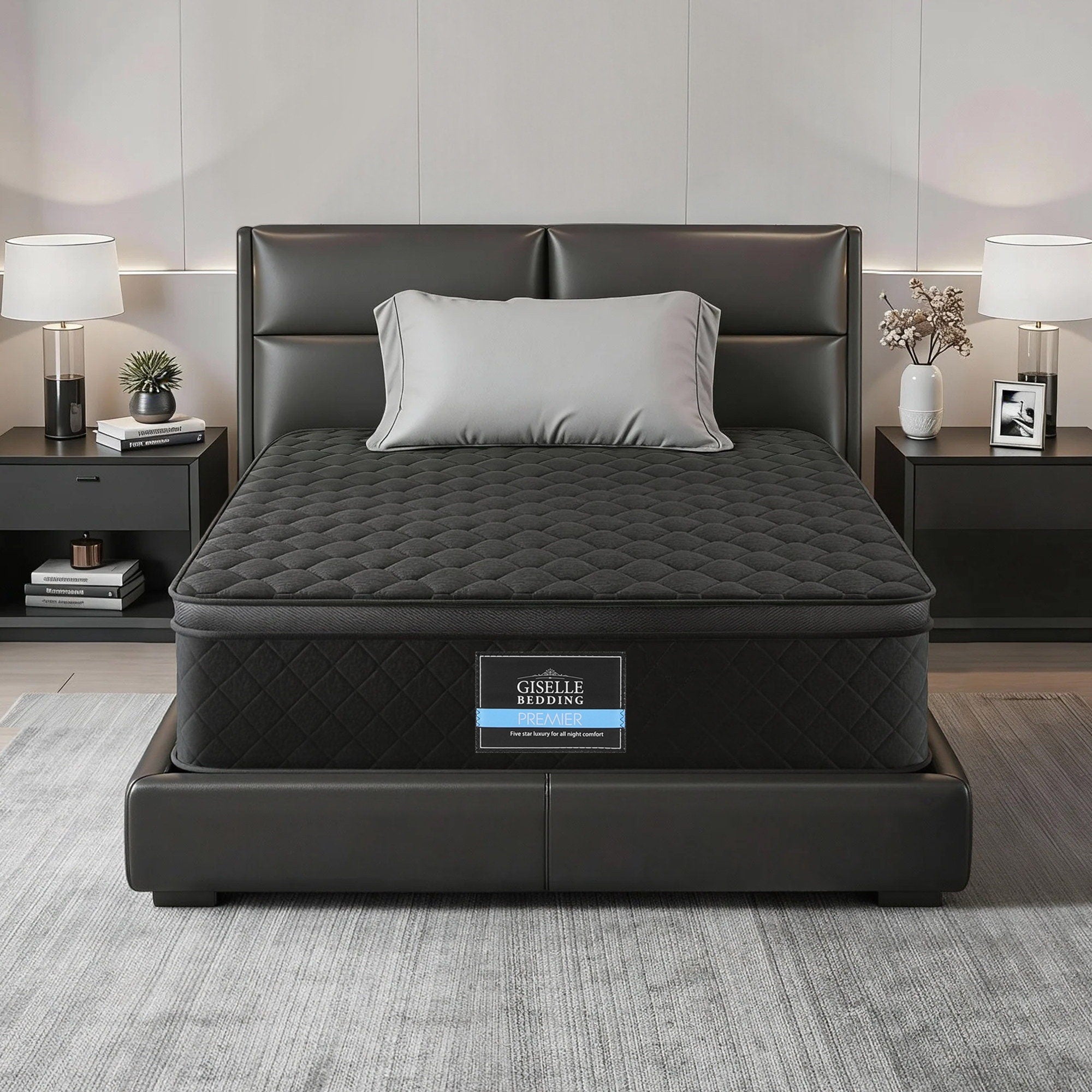 Mattress 34cm 5 - Zone Pocket Spring Egg - crate Memory Foam King Single - Furniture > Mattresses > King Single Mattress - Rivercity House & Home Co. (ABN 18 642 972 209) - Affordable Modern Furniture Australia