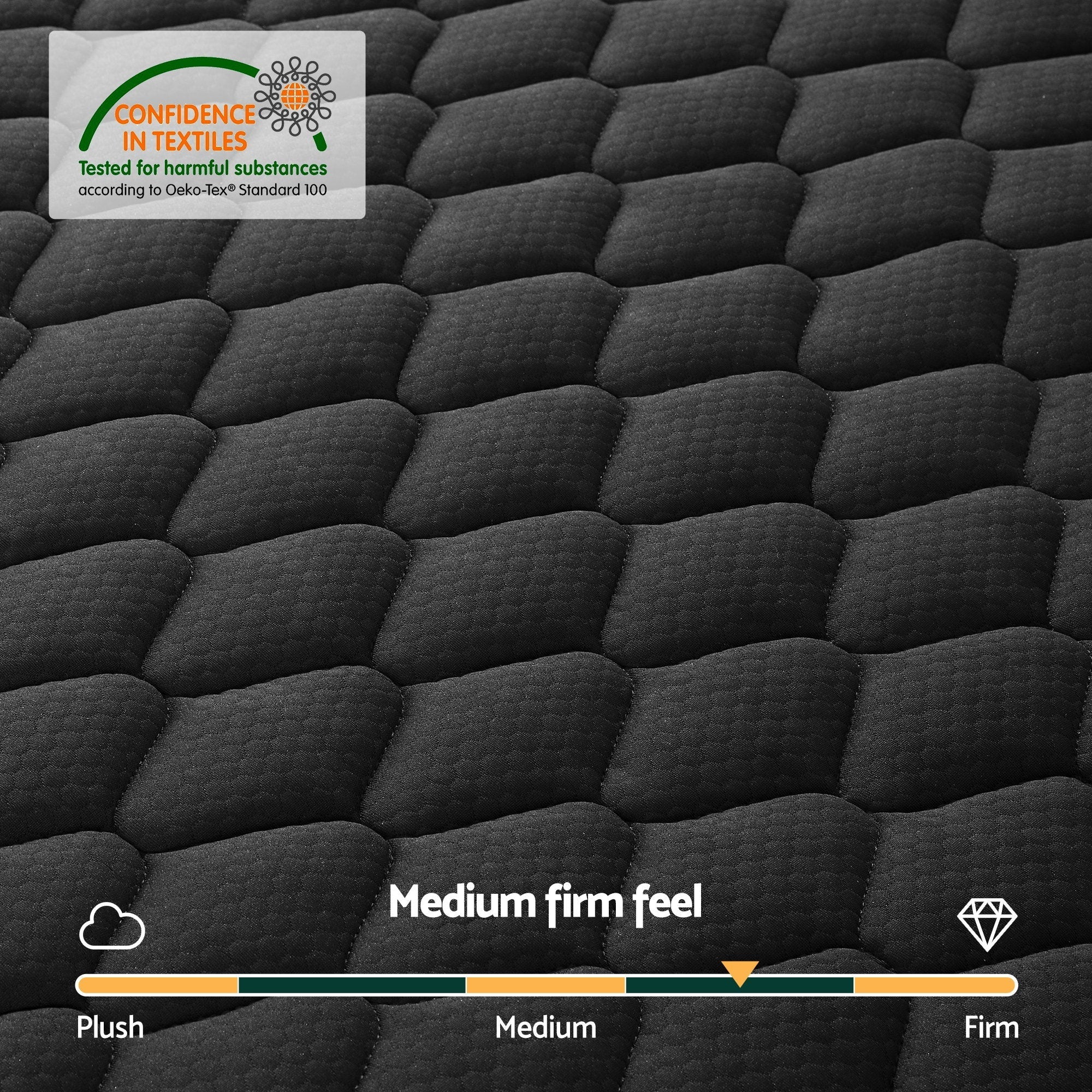 Mattress 34cm 5 - Zone Pocket Spring Egg - crate Memory Foam Queen - Furniture > Mattresses > Queen Mattress - Rivercity House & Home Co. (ABN 18 642 972 209) - Affordable Modern Furniture Australia