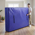 Waterproof Double Mattress Bag with Dust Cover Protector for Moving - Blue