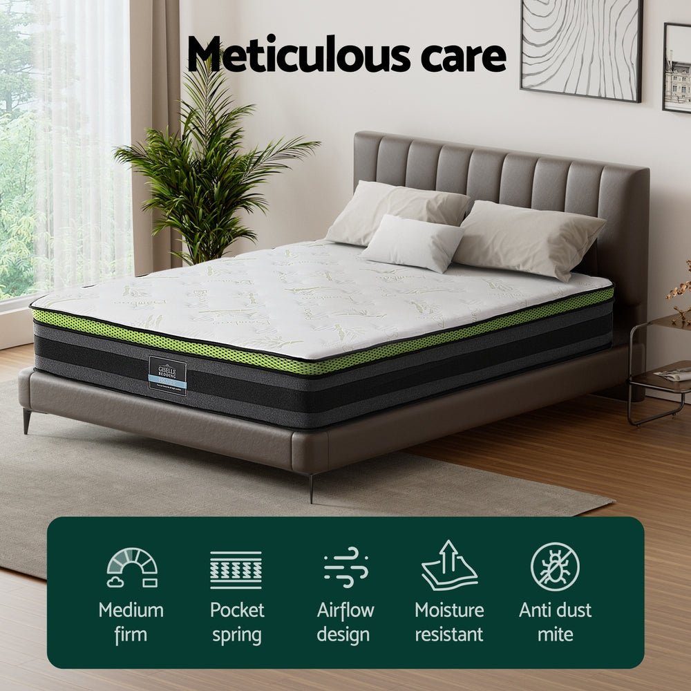 Mattress Cool Gel Foam 30cm King - Furniture > Mattresses > King Size Mattress - Rivercity House & Home Co. (ABN 18 642 972 209) - Affordable Modern Furniture Australia