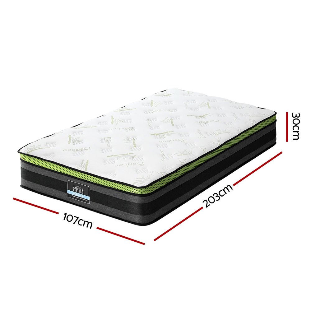 Mattress Cool Gel Foam 30cm King Single - Furniture > Mattresses > King Single Mattress - Rivercity House & Home Co. (ABN 18 642 972 209) - Affordable Modern Furniture Australia