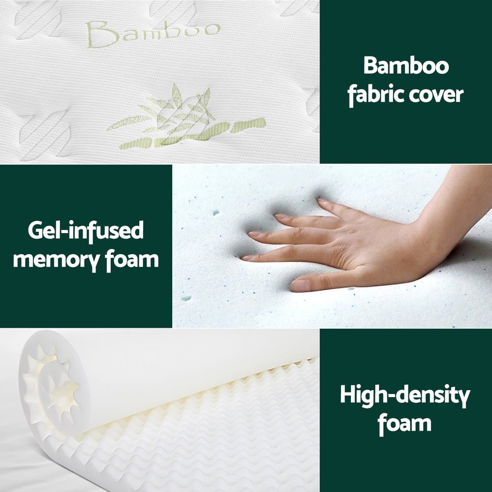 Mattress Cool Gel Foam 30cm Queen - Furniture > Mattresses > Queen Mattress - Rivercity House & Home Co. (ABN 18 642 972 209) - Affordable Modern Furniture Australia