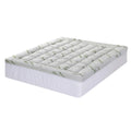 11cm Pillowtop Mattress Topper King Bamboo - Green & White