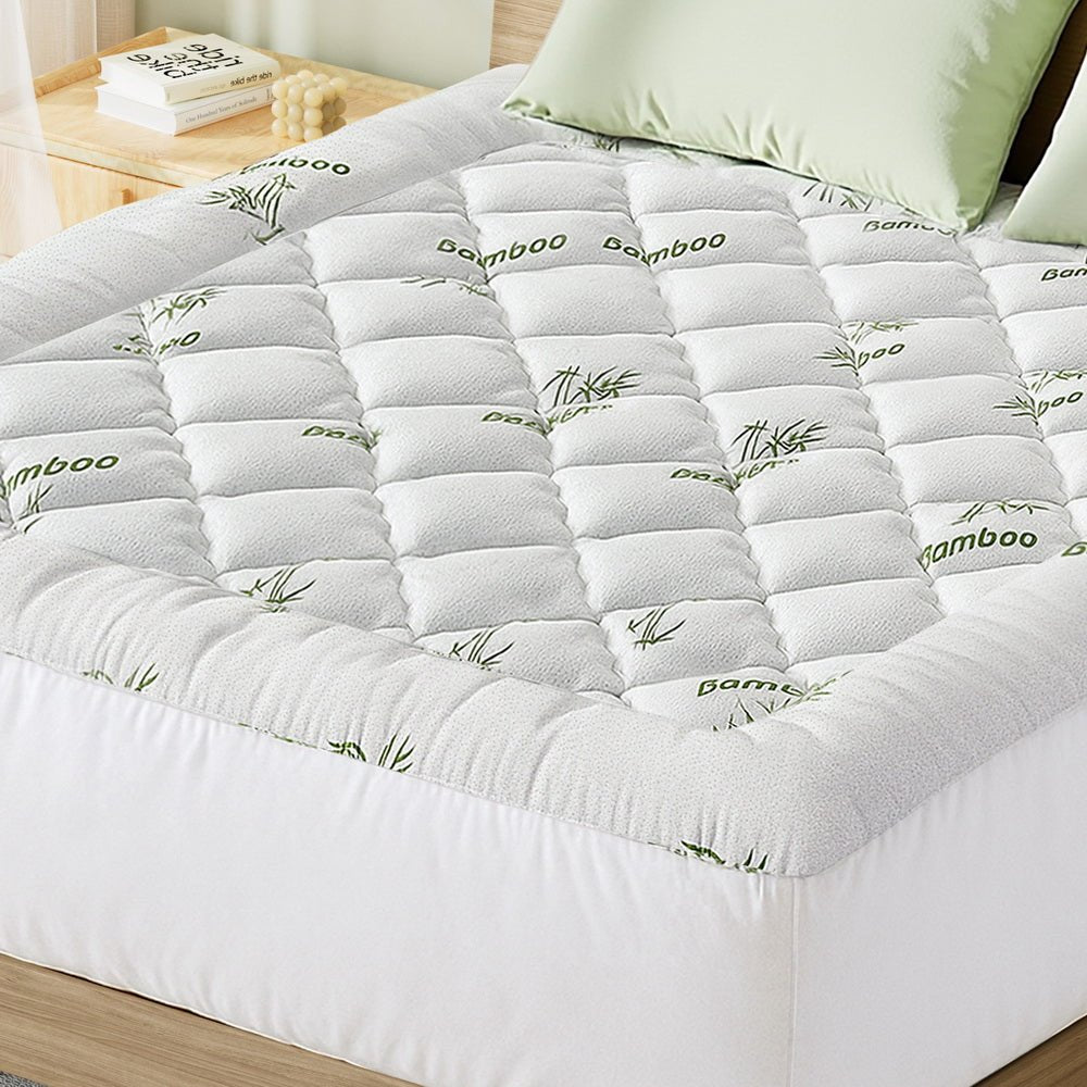 Mattress Topper 5cm Pillowtop toppers Bamboo King - Furniture > Mattresses > Mattress Toppers - Rivercity House & Home Co. (ABN 18 642 972 209) - Affordable Modern Furniture Australia