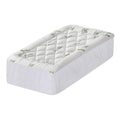 5cm Bamboo Pillowtop Mattress Topper Single - Green & White
