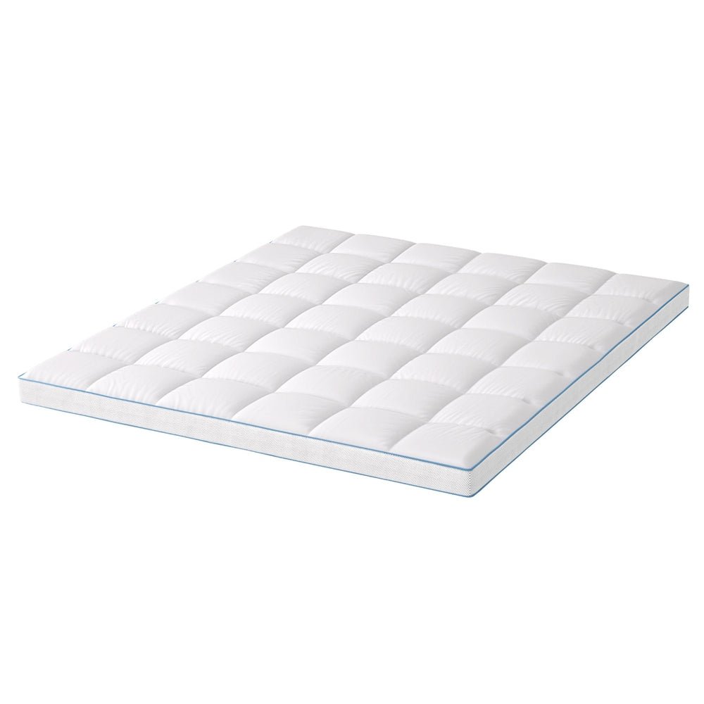 Mattress Topper Pillowtop Bamboo 10cm King - Furniture > Mattresses > Mattress Toppers - Rivercity House & Home Co. (ABN 18 642 972 209) - Affordable Modern Furniture Australia
