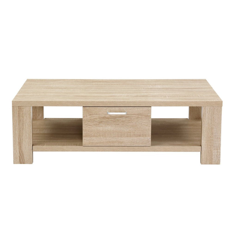 Maxi Coffee Table Oak - Rivercity House & Home Co. (ABN 18 642 972 209) - Affordable Modern Furniture Australia