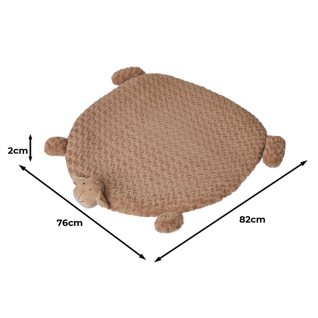 Medium Calming Pet Bed with Squeaky Toys - Tan - Rivercity House & Home Co. (ABN 18 642 972 209) - Affordable Modern Furniture Australia