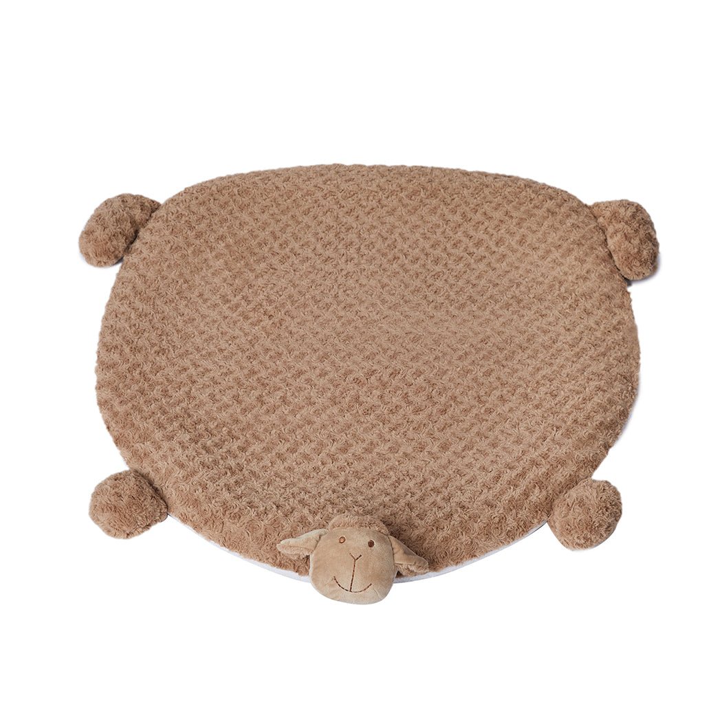 Medium Calming Pet Bed with Squeaky Toys - Tan - Rivercity House & Home Co. (ABN 18 642 972 209) - Affordable Modern Furniture Australia