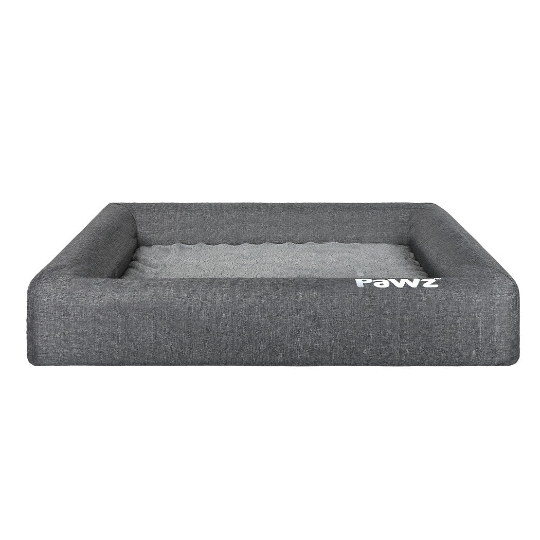 Medium Memory Foam Calming Dog Bed - Grey - Rivercity House & Home Co. (ABN 18 642 972 209) - Affordable Modern Furniture Australia