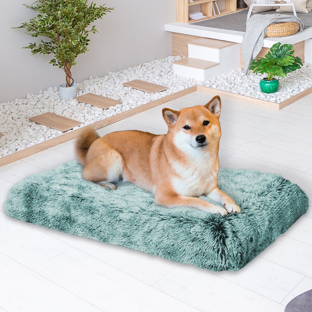 Medium Memory Foam Dog Calming Mat Bed - Green - Rivercity House & Home Co. (ABN 18 642 972 209) - Affordable Modern Furniture Australia
