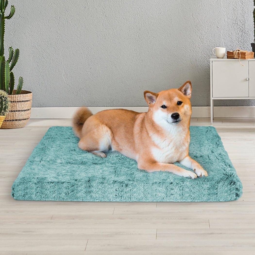 Medium Memory Foam Dog Calming Mat Bed - Green - Rivercity House & Home Co. (ABN 18 642 972 209) - Affordable Modern Furniture Australia