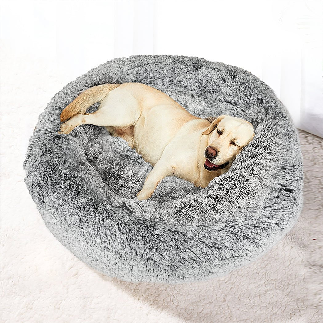 Medium Memory Foam Donut Pet Bed - Charcoal - Rivercity House & Home Co. (ABN 18 642 972 209) - Affordable Modern Furniture Australia