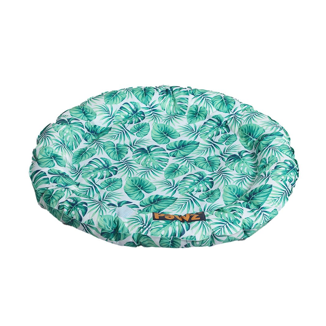 Medium Pet Cooling Gel Mat with Dog Bolster - Blue - Rivercity House & Home Co. (ABN 18 642 972 209) - Affordable Modern Furniture Australia