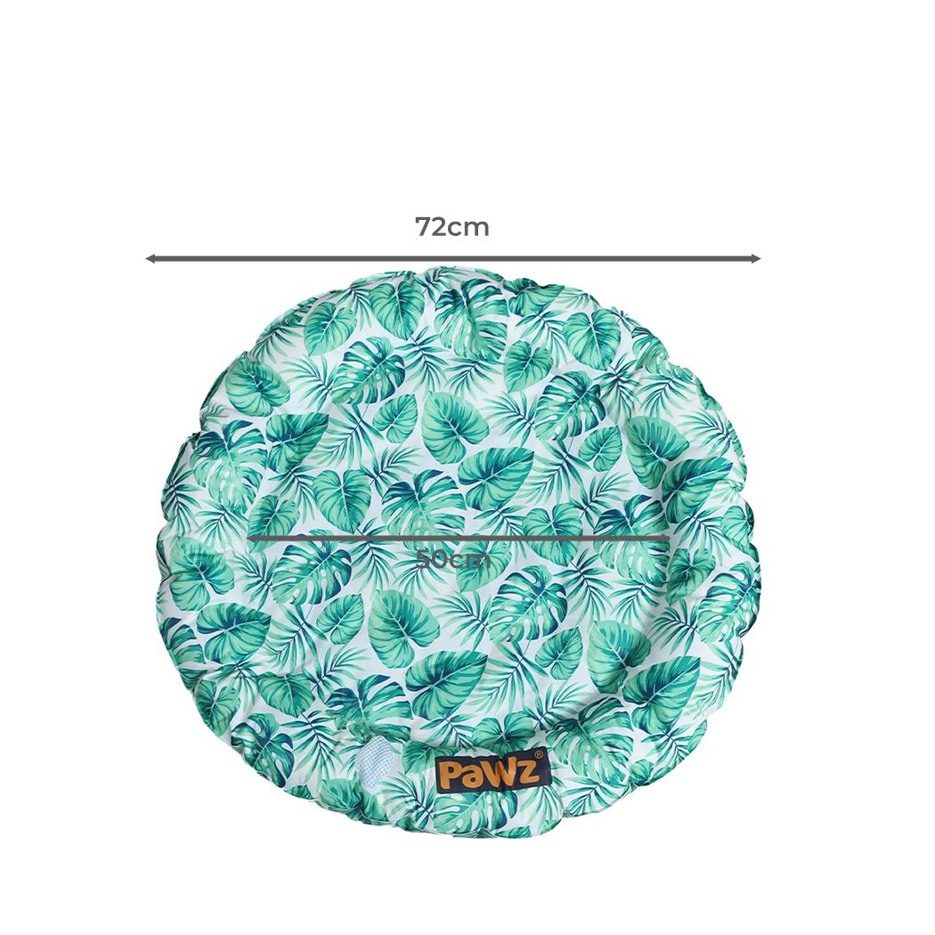 Medium Pet Cooling Gel Mat with Dog Bolster - Blue - Rivercity House & Home Co. (ABN 18 642 972 209) - Affordable Modern Furniture Australia