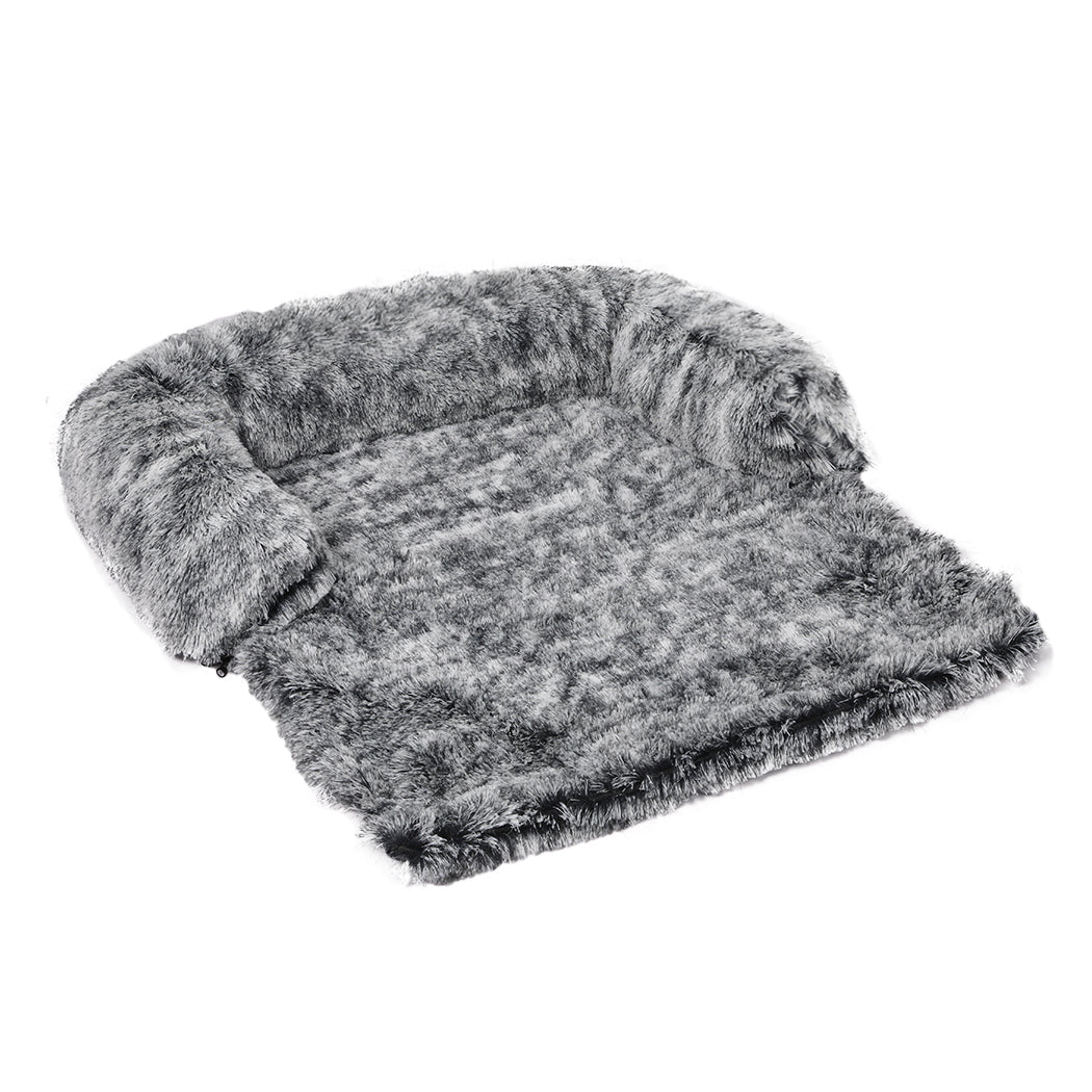 Medium Pet Protector Sofa Cover with Bolster - Charcoal - Rivercity House & Home Co. (ABN 18 642 972 209) - Affordable Modern Furniture Australia