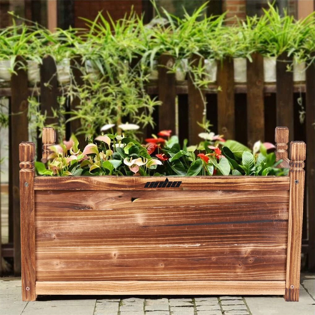Medium Raised Garden Bed 60x30x33cm Wooden Planter Box - Home & Garden > Garden Beds > Garden Beds & Planters - Rivercity House & Home Co. (ABN 18 642 972 209) - Affordable Modern Furniture Australia