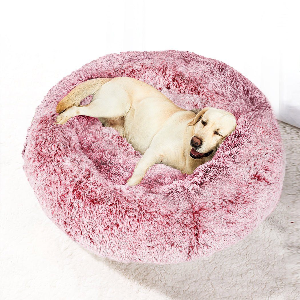 Memory Foam Dog Donut Pet Bed X - Large - Pink - Rivercity House & Home Co. (ABN 18 642 972 209) - Affordable Modern Furniture Australia
