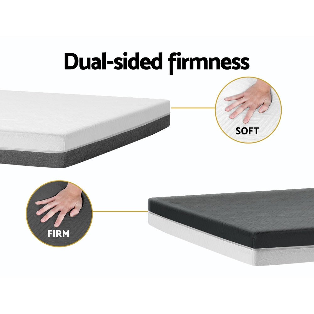 Memory Foam Mattress Bed Cool Gel Non Spring 15cm Double - Furniture > Mattresses > Mattress Toppers - Rivercity House & Home Co. (ABN 18 642 972 209) - Affordable Modern Furniture Australia