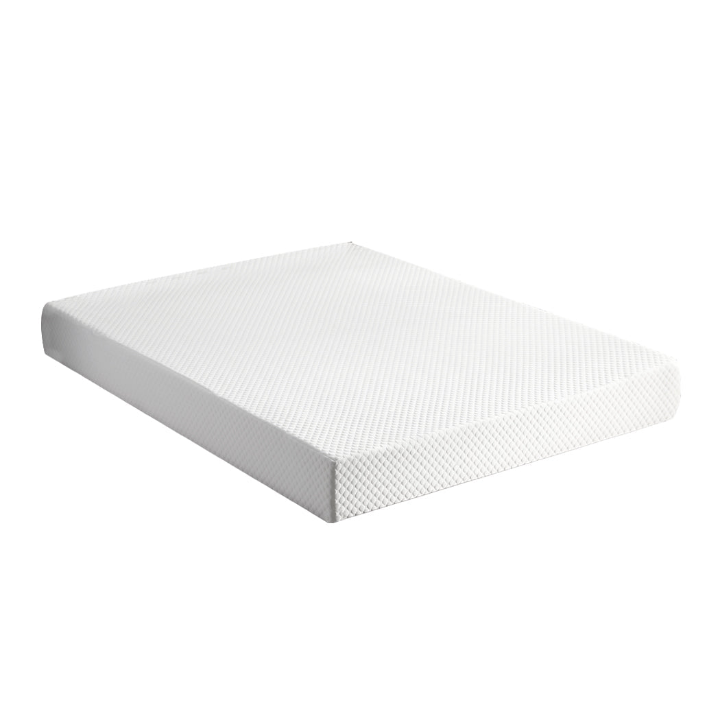 Memory Foam Mattress Topper 25.5cm with Removable Cover - White - Rivercity House & Home Co. (ABN 18 642 972 209) - Affordable Modern Furniture Australia