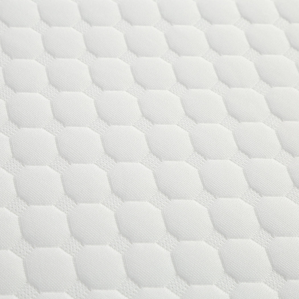 Memory Foam Mattress Topper 25.5cm with Removable Cover - White - Rivercity House & Home Co. (ABN 18 642 972 209) - Affordable Modern Furniture Australia