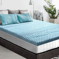 Memory Foam Mattress Topper 7-Zone 8cm King Single