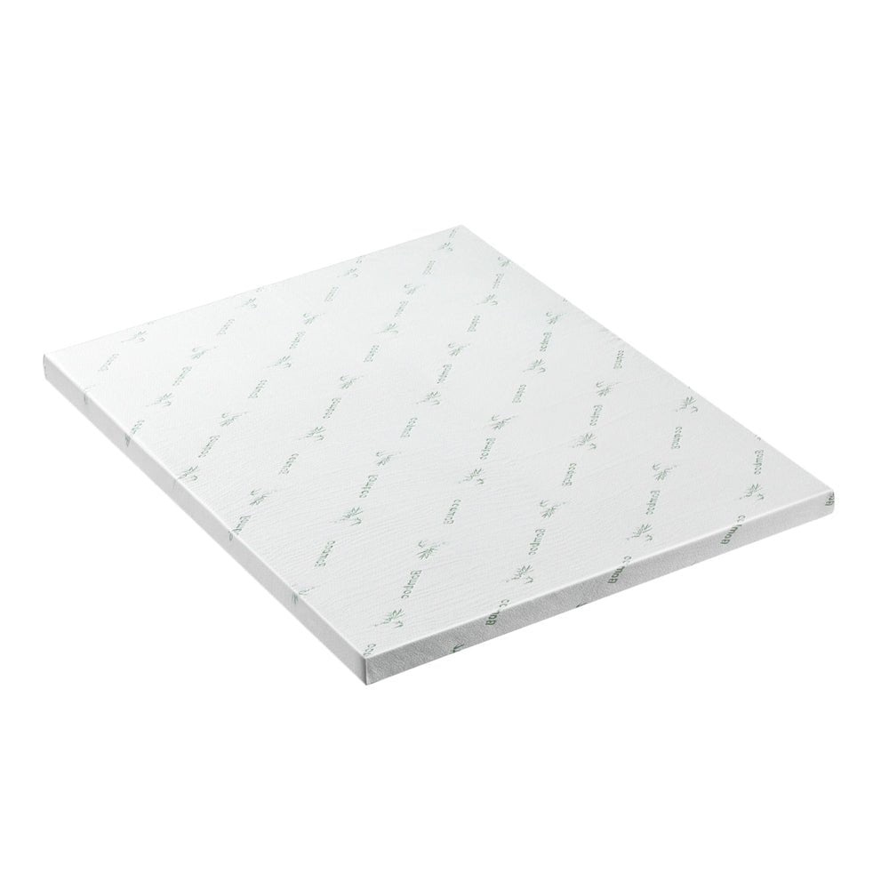 Memory Foam Mattress Topper Ventilated Cool Gel 8cm Double - Furniture > Mattresses > Mattress Toppers - Rivercity House & Home Co. (ABN 18 642 972 209) - Affordable Modern Furniture Australia