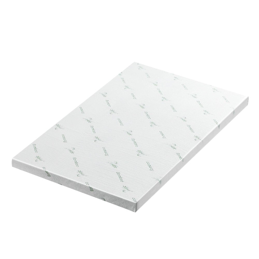 Memory Foam Mattress Topper Ventilated Cool Gel 8cm King Single - Furniture > Mattresses > Mattress Toppers - Rivercity House & Home Co. (ABN 18 642 972 209) - Affordable Modern Furniture Australia