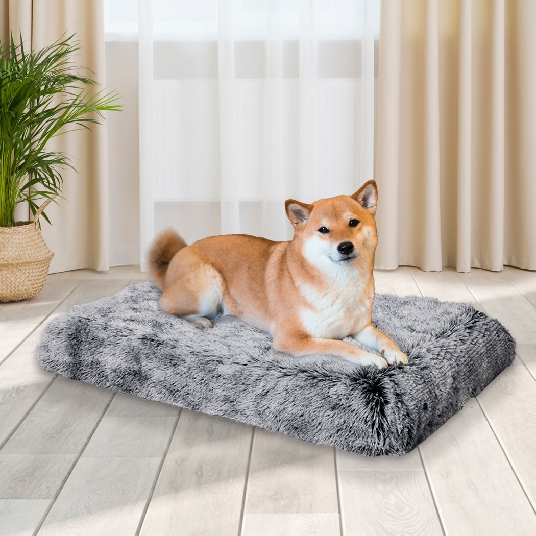 Memory Foam Medium Dog Calming Mat Bed - Charcoal - Rivercity House & Home Co. (ABN 18 642 972 209) - Affordable Modern Furniture Australia