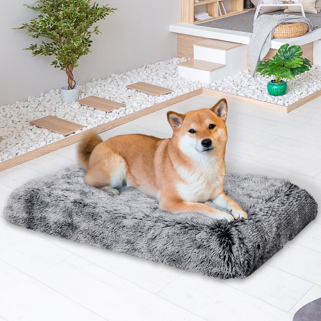 Memory Foam Medium Dog Calming Mat Bed - Charcoal - Rivercity House & Home Co. (ABN 18 642 972 209) - Affordable Modern Furniture Australia