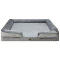 Memory Foam XXL Pet Sofa Bed Cushion - Grey