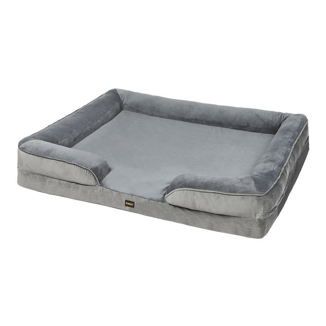 Memory Foam XXL Pet Sofa Bed Cushion - Grey - Rivercity House & Home Co. (ABN 18 642 972 209) - Affordable Modern Furniture Australia