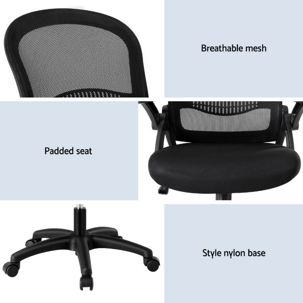 Mesh Office Chair Computer Gaming Desk Chairs Work Study Mid Back - Furniture > Office > Office & Desk Chairs - Rivercity House & Home Co. (ABN 18 642 972 209) - Affordable Modern Furniture Australia