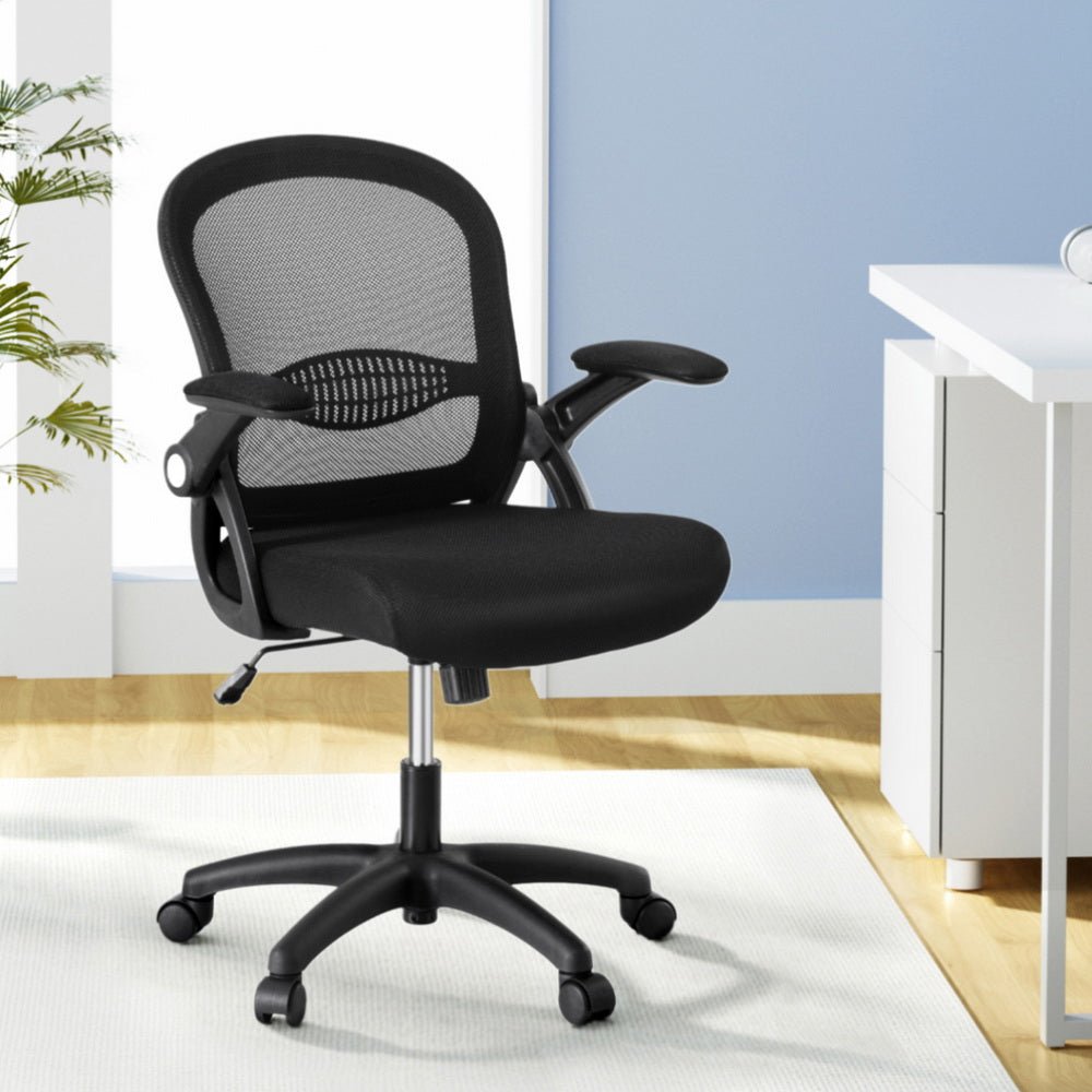 Mesh Office Chair Computer Gaming Desk Chairs Work Study Mid Back - Furniture > Office > Office & Desk Chairs - Rivercity House & Home Co. (ABN 18 642 972 209) - Affordable Modern Furniture Australia