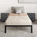 Metal Bed Frame Heavy Duty Storage Space
