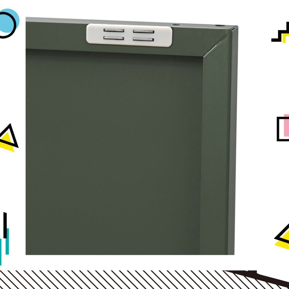 Metal Locker Style Buffet Sideboard Storage Cabinet - Green - Furniture > Living Room - Rivercity House & Home Co. (ABN 18 642 972 209) - Affordable Modern Furniture Australia