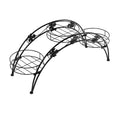 Metal Plant Stand for Indoor and Outdoor Use - Black