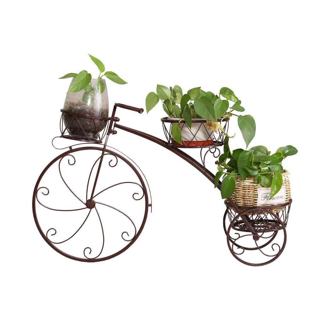 Metal Plant Stand for Indoor and Outdoor Use - Bronze - Rivercity House & Home Co. (ABN 18 642 972 209) - Affordable Modern Furniture Australia
