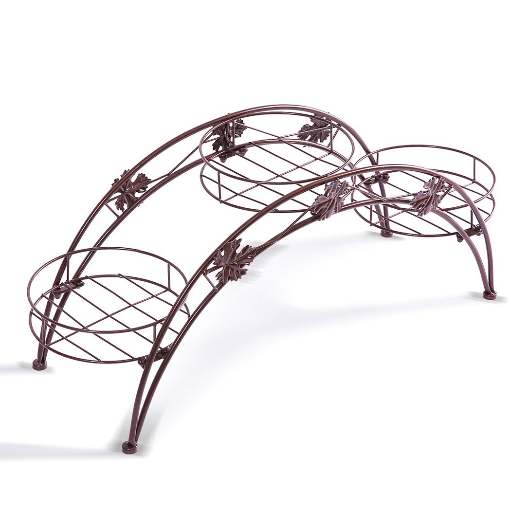 Metal Plant Stand for Indoor and Outdoor Use - Bronze - Rivercity House & Home Co. (ABN 18 642 972 209) - Affordable Modern Furniture Australia