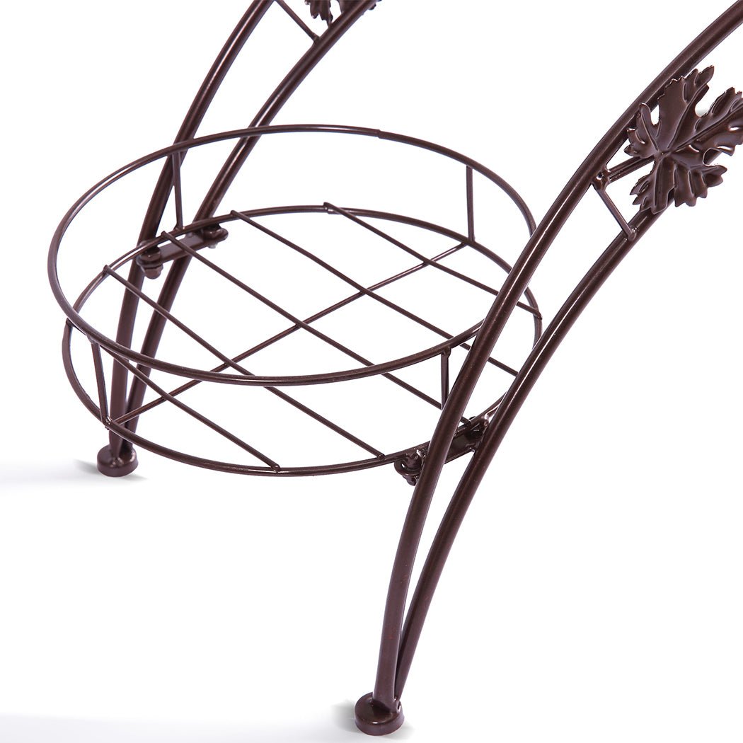 Metal Plant Stand for Indoor and Outdoor Use - Bronze - Rivercity House & Home Co. (ABN 18 642 972 209) - Affordable Modern Furniture Australia