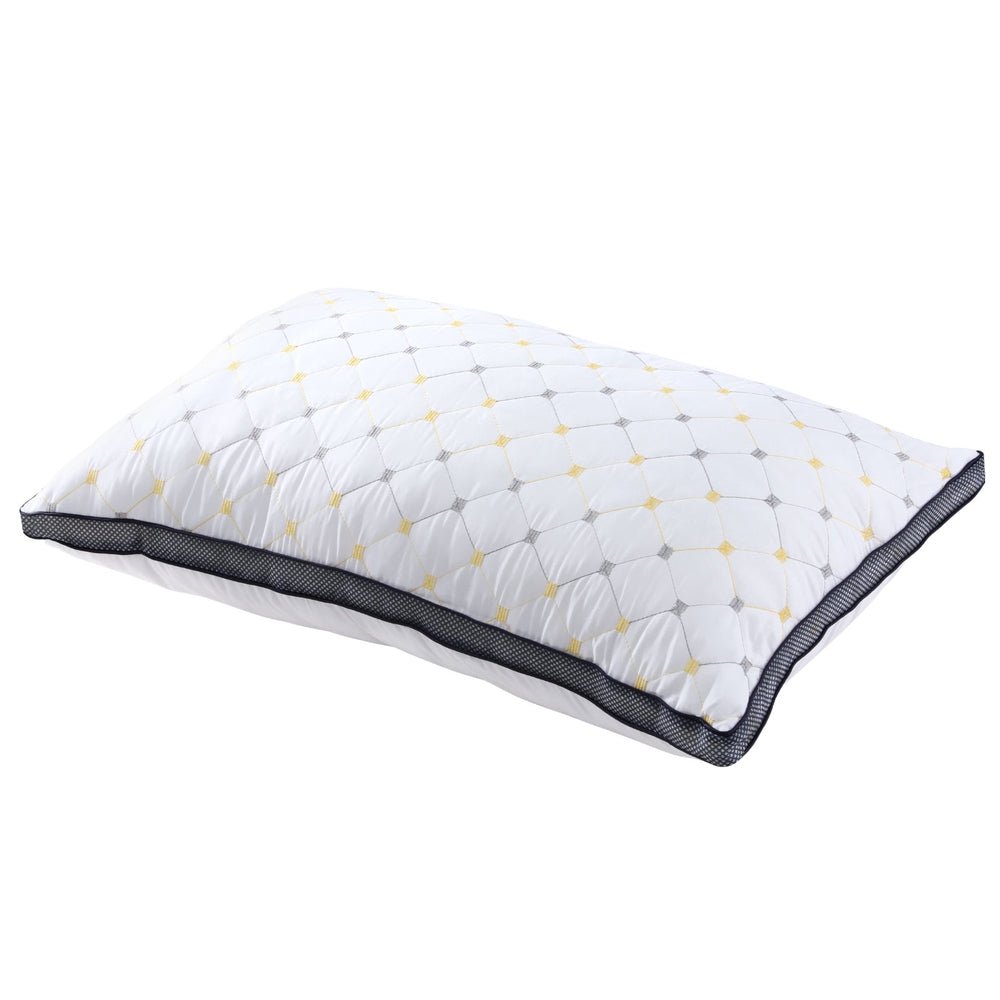 Microfibre Pillow 70x45x25cm - White - Home & Garden > Bedding > Pillows - Rivercity House & Home Co. (ABN 18 642 972 209) - Affordable Modern Furniture Australia