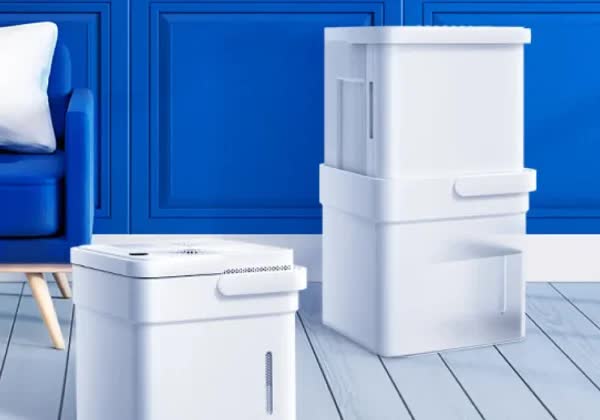 Midea Cube dehumidifier with smart wi - fi, 12L tank for up to 20L per day dehumidification MDDM20 - Appliances > Aroma Diffusers & Humidifiers > Dehumidifiers - Rivercity House & Home Co. (ABN 18 642 972 209) - Affordable Modern Furniture Australia