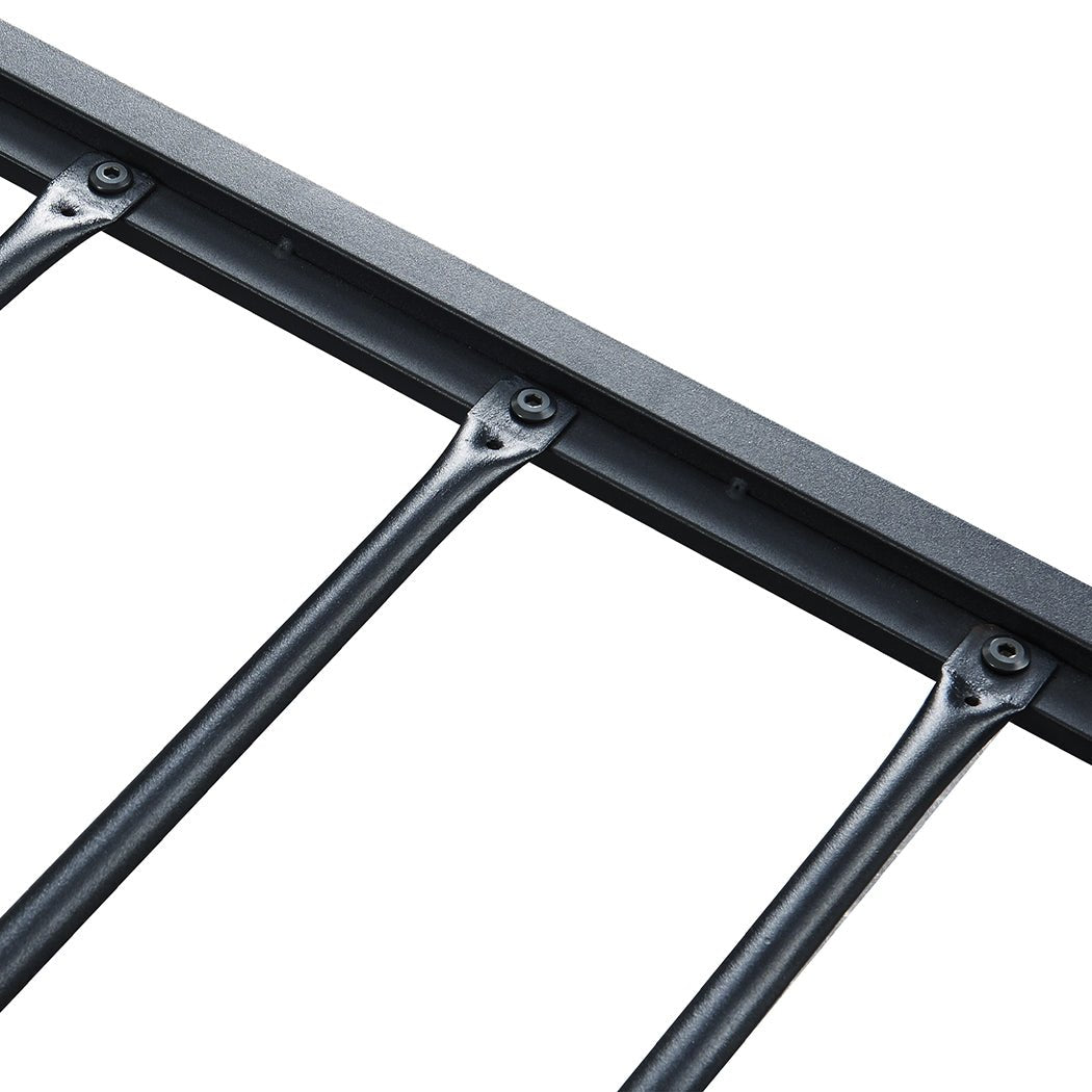 Millhouse Industrial Queen Bed Frame with Storage Drawers – Brown - Rivercity House & Home Co. (ABN 18 642 972 209) - Affordable Modern Furniture Australia