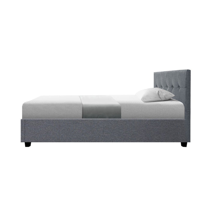 Mindil Storage King Single Bed Frame Grey - Furniture > Bedroom - Rivercity House & Home Co. (ABN 18 642 972 209) - Affordable Modern Furniture Australia