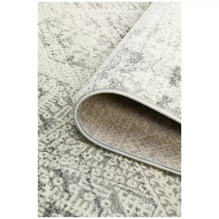 Mirage Rug 400 x 300cm Transitional Moroccan Style - Silver - Home & Garden > Rugs > Outdoor Rugs - Rivercity House & Home Co. (ABN 18 642 972 209) - Affordable Modern Furniture Australia