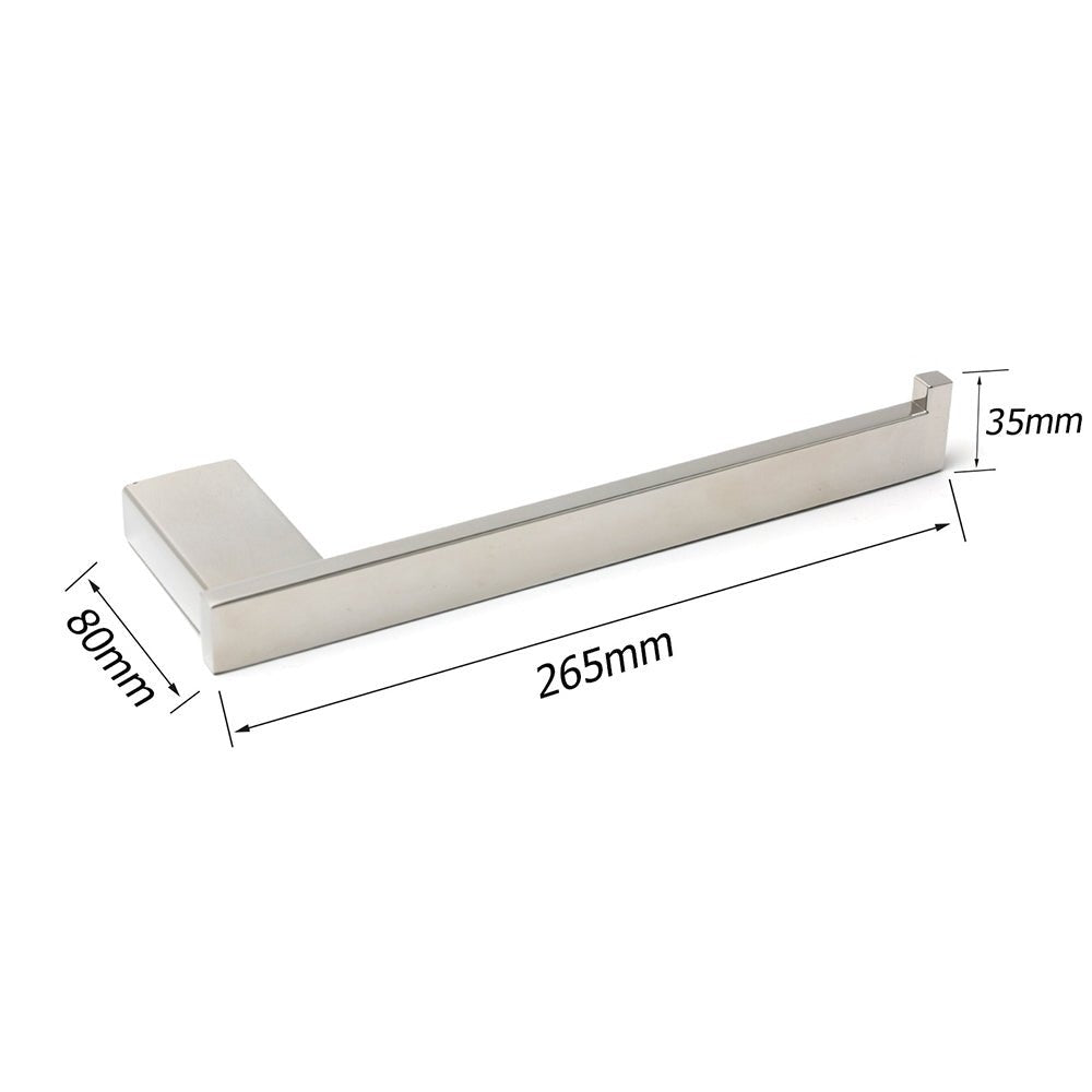 Mirror Chrome Stainless Steel Square Towel Rack Clothes Wall Mounted Holder Kit - Home & Garden > Bathroom Accessories > Shower Accessories - Rivercity House & Home Co. (ABN 18 642 972 209) - Affordable Modern Furniture Australia