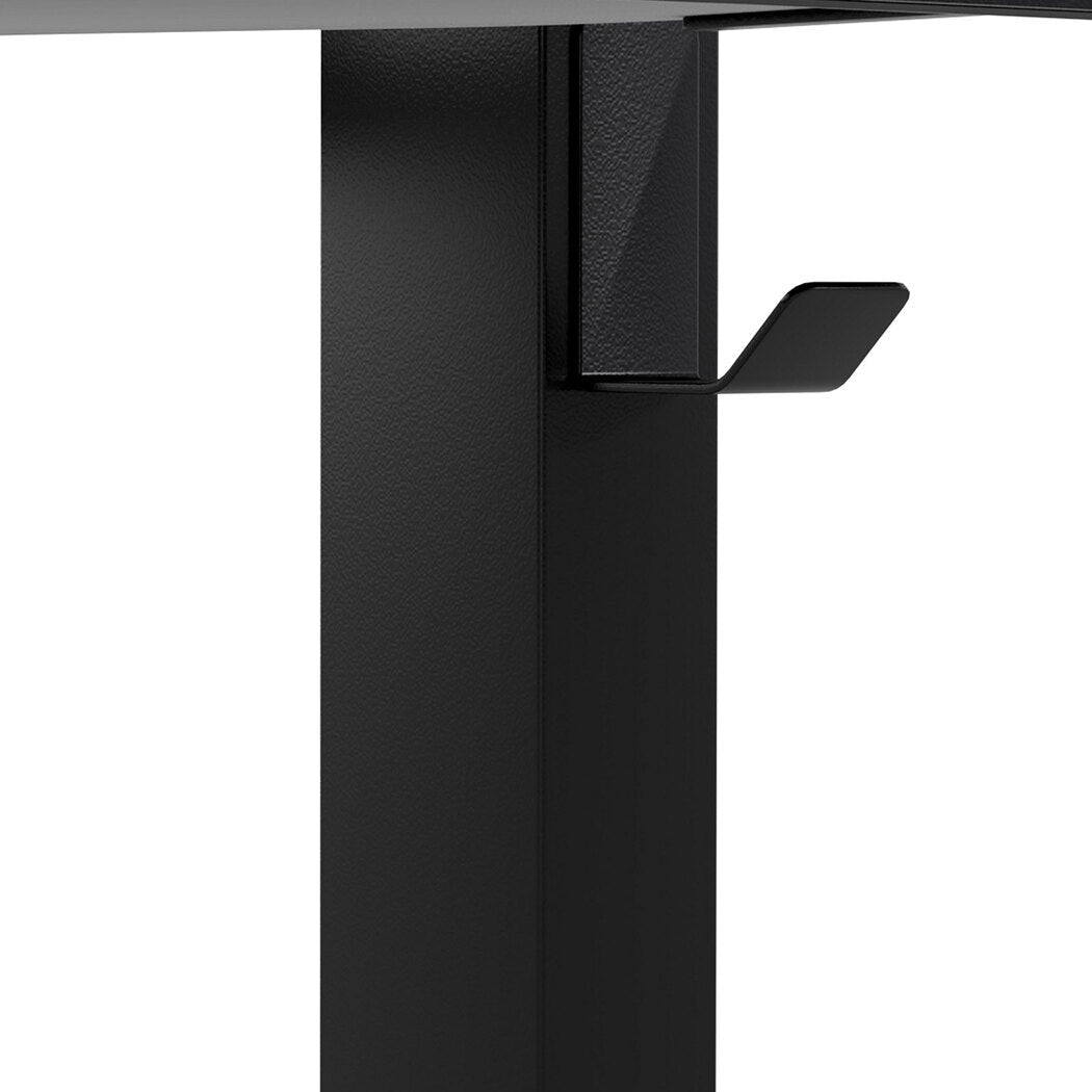 Mobile Adjustable Height Standing Desk with Keyboard Tray and Wheels - Black - Rivercity House & Home Co. (ABN 18 642 972 209) - Affordable Modern Furniture Australia