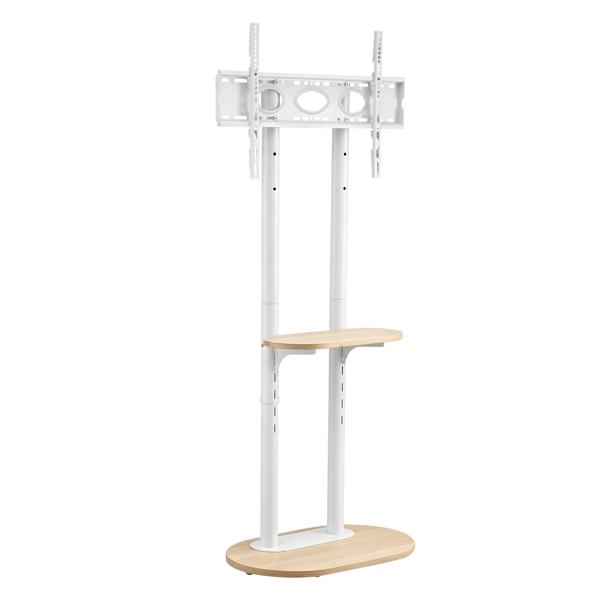 Mobile TV Floor Stand 40-75" with Adjustable Shelves and Wheels - Appliances > TV > TVs & Accessories - Rivercity House & Home Co. (ABN 18 642 972 209) - Affordable Modern Furniture Australia