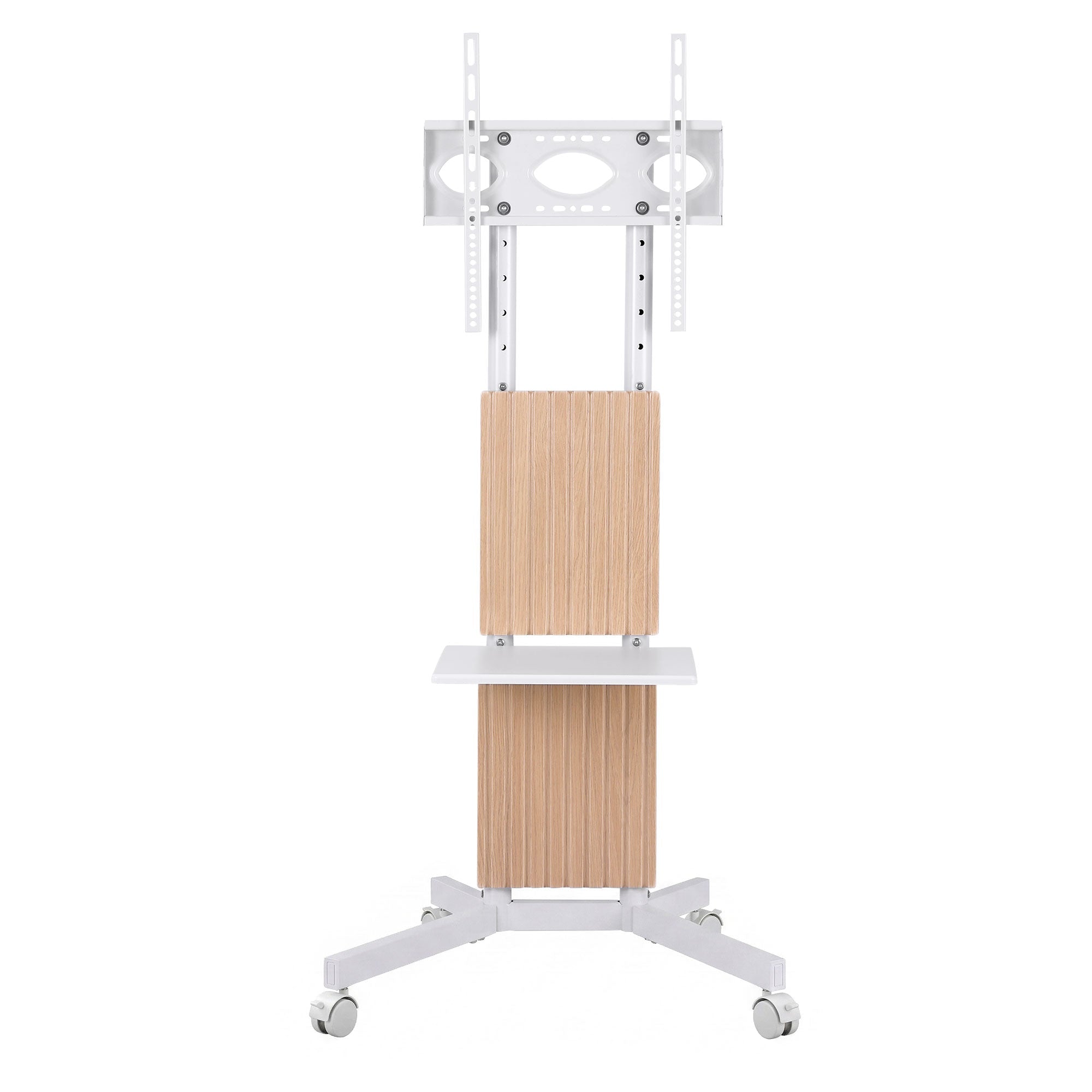 Mobile TV Floor Stand for 32 - 65" Mount Bracket Universal Adjustable Height with Wheels - Furniture > Living Room > TV Units - Rivercity House & Home Co. (ABN 18 642 972 209) - Affordable Modern Furniture Australia